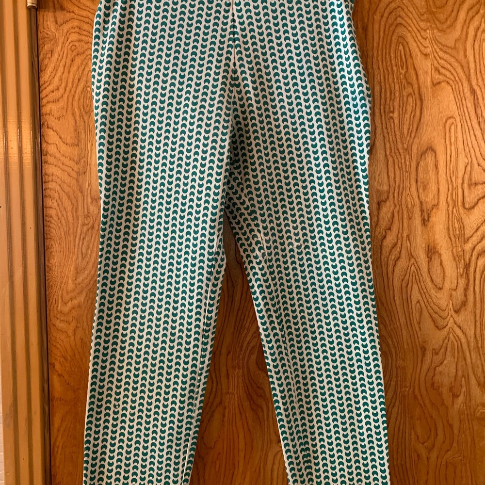 A New Day Green and Cream Patterned Pants